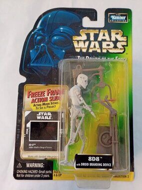 Star Wars POTF Freeze Frame Power of the Force 8D8 Droid w Branding Device